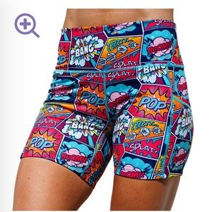 CVG Knockout Print Biker Shorts Size Medium